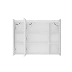 Armoire de toilette à LED Famapy : Fonction anti-buée, grand espace de rangement, éclairage réglable – Sublimez le style de votre salle de bain