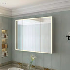 Armoire de toilette à LED Famapy : Fonction anti-buée, grand espace de rangement, éclairage réglable – Sublimez le style de votre salle de bain