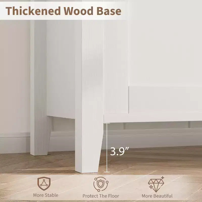 Meuble TV rétro en V avec éclairage LED, adapté aux salons, chambres et centres de divertissement. Comprend deux portes de rangement et un tiroir.