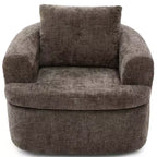Fauteuil pivotant Merax 360° avec dossier capitonné et double coussin moelleux