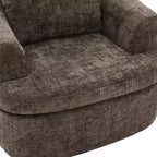 Fauteuil pivotant Merax 360° avec dossier capitonné et double coussin moelleux