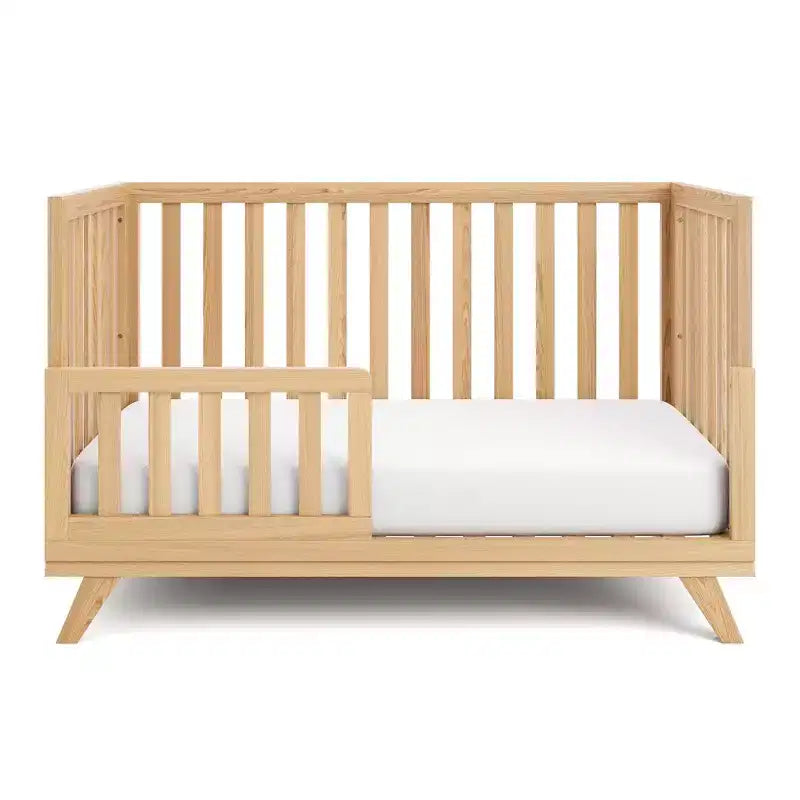 Comfy Cubs Kit de conversion pour berceau pour tout-petits Barrière de sécurité facile à assembler, 100 % bois de pin massif