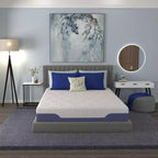 Matelas Hybride Rafraîchissant Okak avec Ressorts, Matelas Hybride en Mousse à Mémoire de Forme Écologique, Matelas Anti-Pression pour la Maison, l'Hôtel