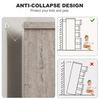 Commode cinq tiroirs avec poignées intégrées, meuble de rangement moderne en bois, compact et peu encombrant, adapté aux salons.