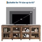 Meuble TV coulissant en verre, adapté aux centres de divertissement avec armoires de rangement, meuble média moderne du milieu du siècle, parfait pour le salon.