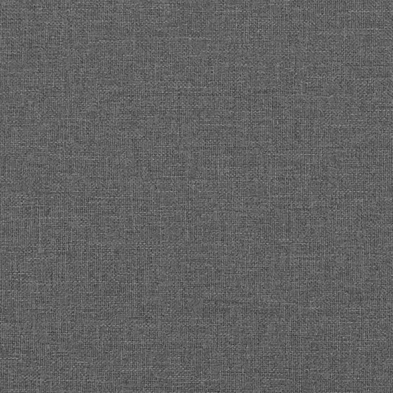 Canapé 3 places tissu gris foncé (100 % polyester), métal, textilène