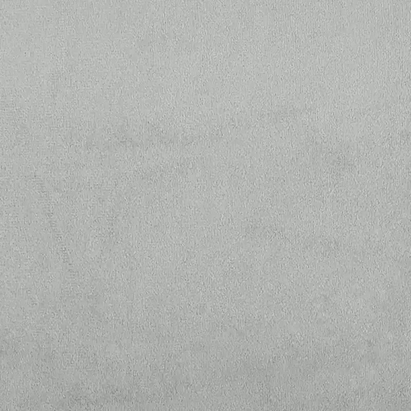 Canapé 2 places Velours gris clair (100 % polyester), métal, textilène