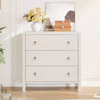 Commode multi-tiroirs COZONY, Meuble de rangement haut avec poignées métalliques, Organisateur autoportant pour chambre, salon, entrée