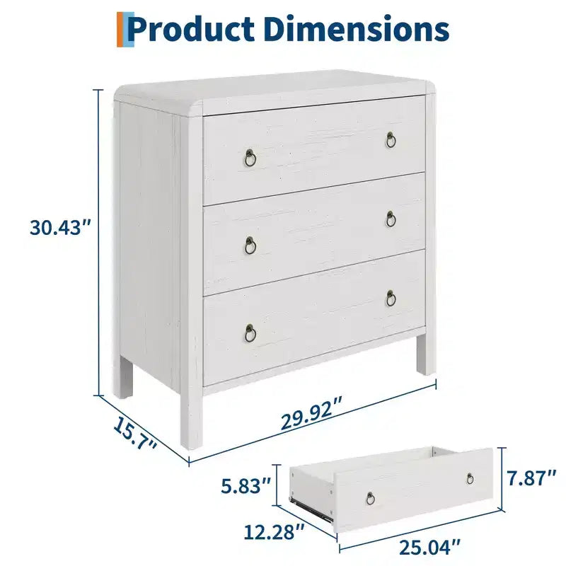 Commode multi-tiroirs COZONY, Meuble de rangement haut avec poignées métalliques, Organisateur autoportant pour chambre, salon, entrée