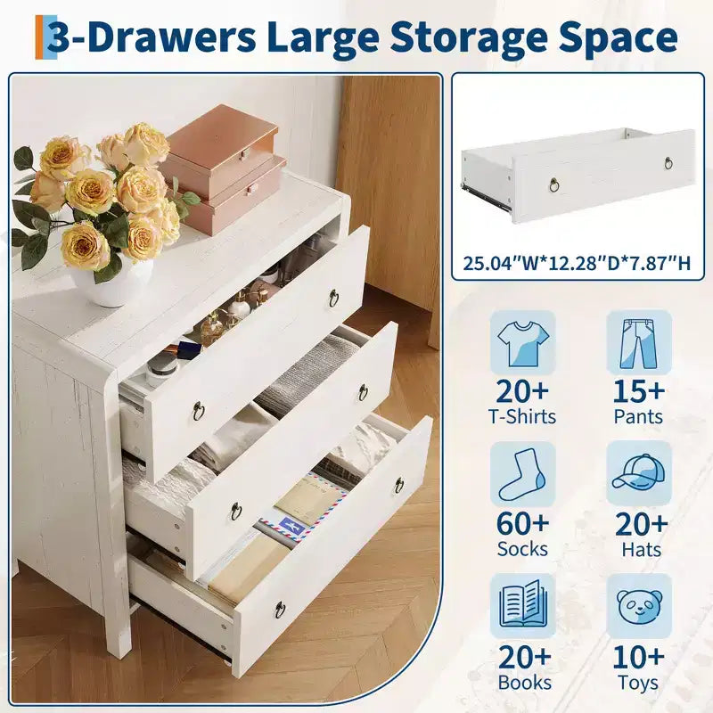 Commode multi-tiroirs COZONY, Meuble de rangement haut avec poignées métalliques, Organisateur autoportant pour chambre, salon, entrée