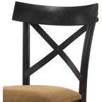 Chaises de salle à manger GDFStudio Currant en similicuir et bois d'hévéa (lot de 2)