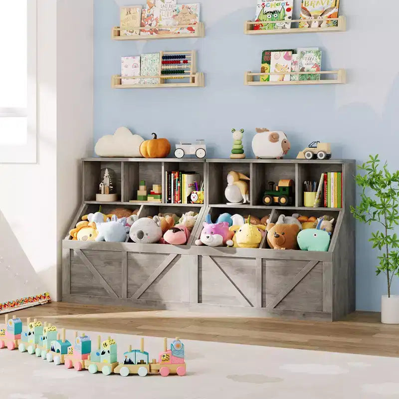 Meuble de rangement pour enfants, étagère à livres pour tout-petits, bibliothèque pour chambre d'enfant, salle de jeux, chambre à coucher ou crèche