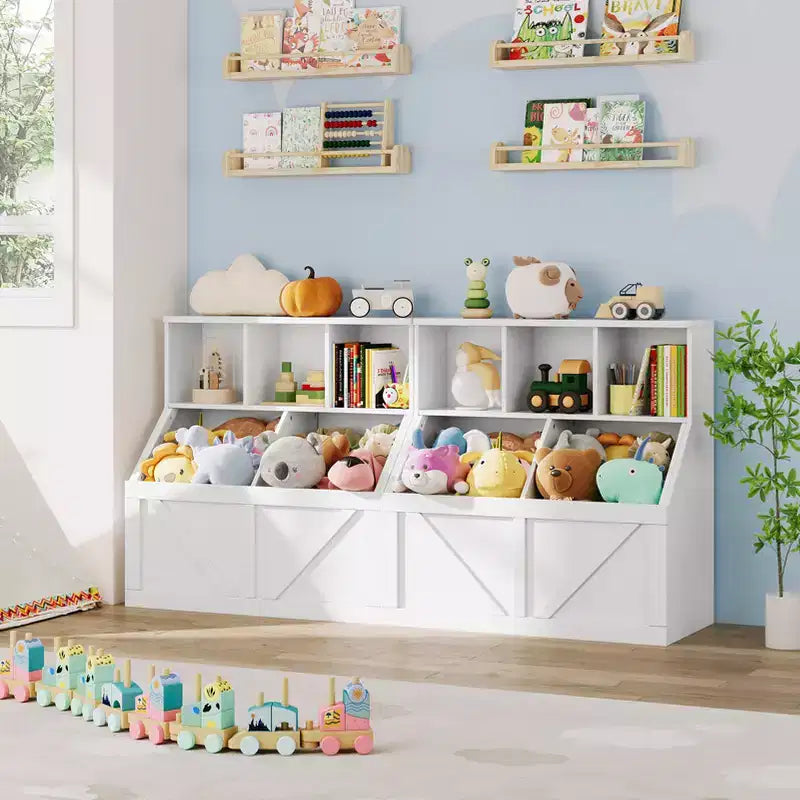 Meuble de rangement pour enfants, étagère à livres pour tout-petits, bibliothèque pour chambre d'enfant, salle de jeux, chambre à coucher ou crèche