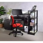 Bureaux d'écriture HomeStock en bois blanc de 12 cm de haut sans rangement