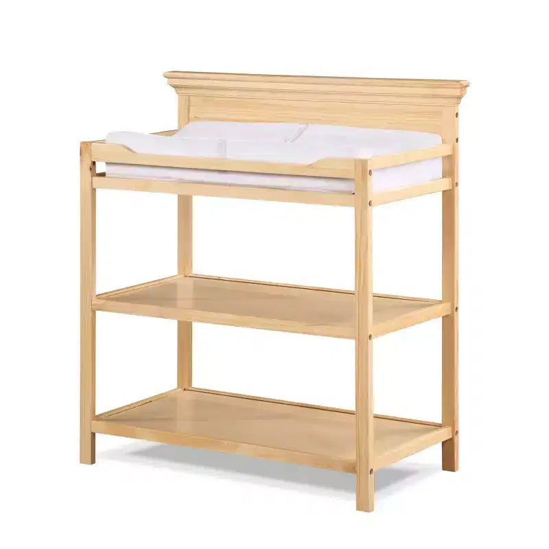 Table à langer universelle Whisen, design de transition avec finition non toxique et étagères ouvertes