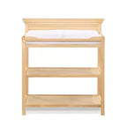 Table à langer universelle Whisen, design de transition avec finition non toxique et étagères ouvertes