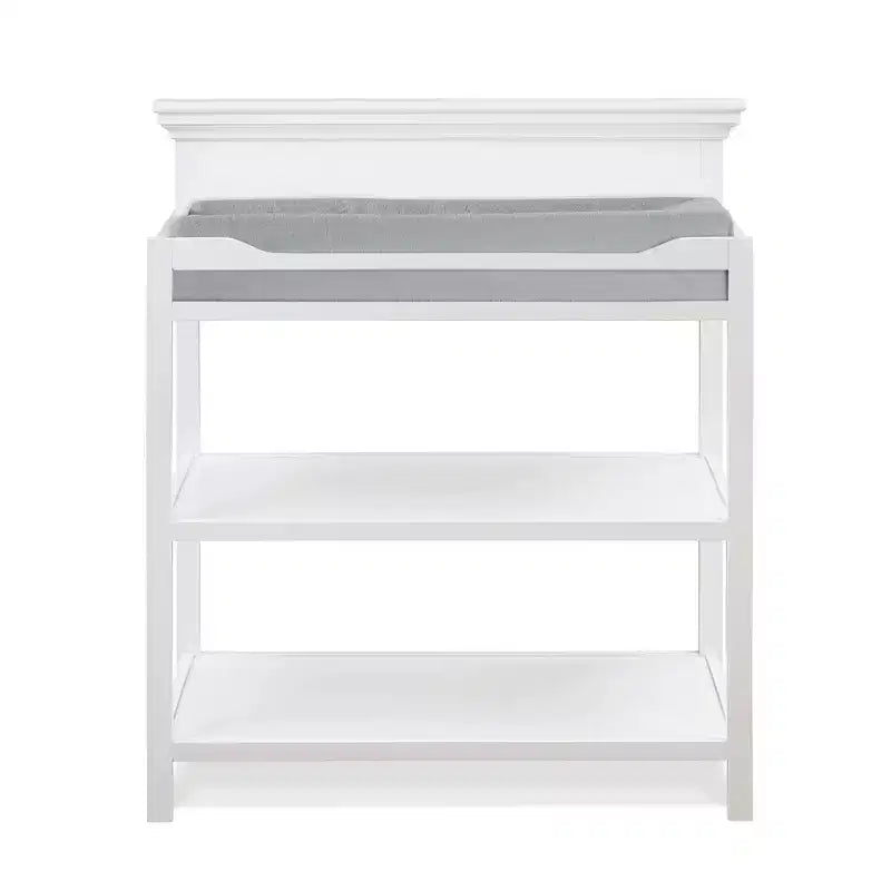 Table à langer universelle Whisen, design de transition avec finition non toxique et étagères ouvertes