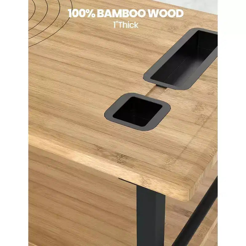 Table de four à pizza 33x20x35.5, Table de barbecue d'extérieur sur 4 roues, Chariot à trois étagères en bambou pour la préparation des aliments, Repas barbecue, Couleur bois