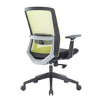 HomeStock Chaise de bureau en similicuir PU noir, réglable en hauteur de 45,28 po, avec roulettes