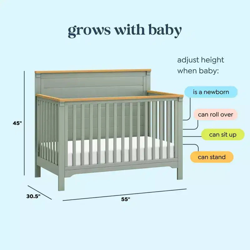 Lit de bébé convertible 4-en-1 Shea de DaVinci