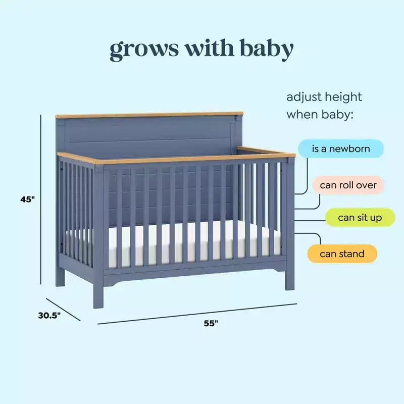 Lit de bébé convertible 4-en-1 Shea de DaVinci