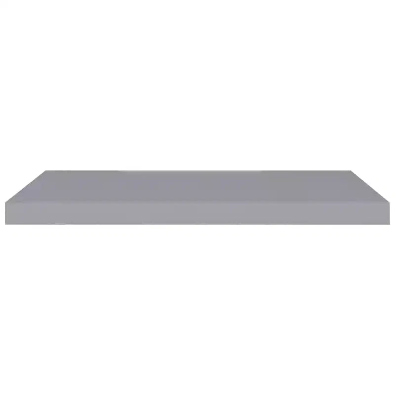 Étagère murale, lot de 4, gris, nid d'abeille, MDF, métal, 80 x 23,6 cm