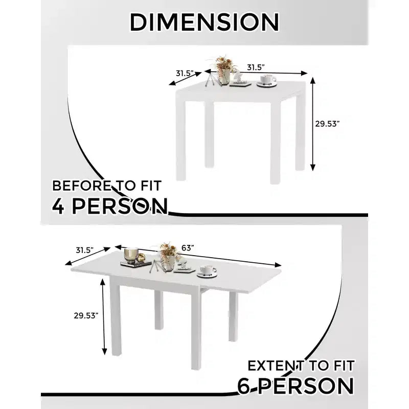 Table à manger extensible en aluminium, fer et bois, effet grain de boisTable à manger rectangulaire extensible pour porche, jardin, balcon
