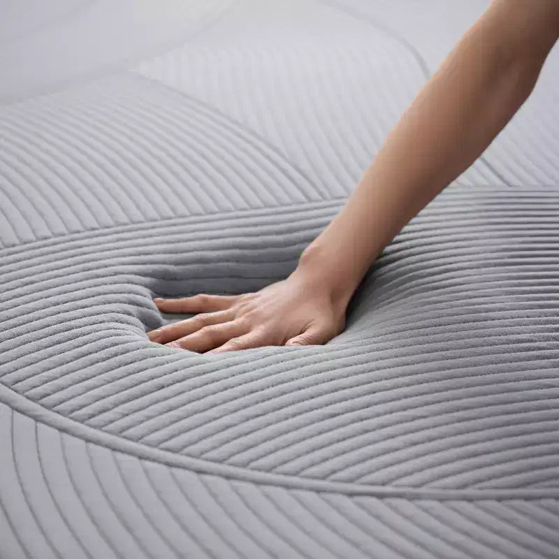Matelas Hybride Moelleux Purple RestorePlus avec Grille GelFlex 3 et Système de Ressorts Ensachés 3 Zones, Gris