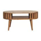 Ariella . Table Basse en Bois | Chêne de Qualité Supérieure (Comme Illustré)