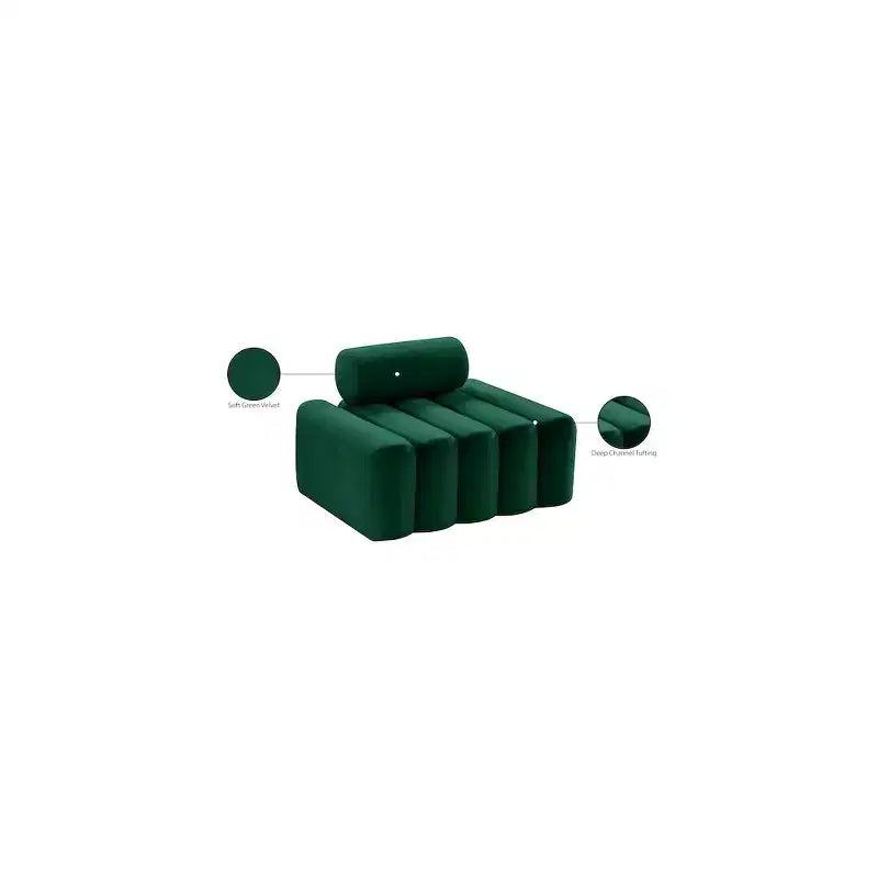Meridian Furniture, Chaise Melody en velours