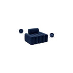 Meridian Furniture, Chaise Melody en velours