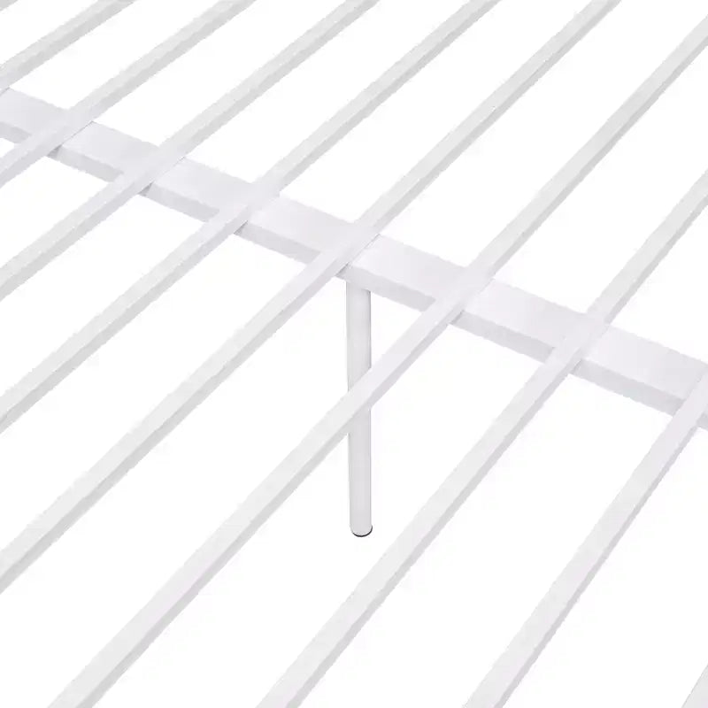 Lit superposé Luxystar Full XL au-dessus d'un lit Queen, cadre en métal avec barrières de sécurité, séparable en deux lits individuels pour appartement