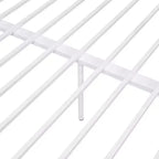 Lit superposé Luxystar Full XL au-dessus d'un lit Queen, cadre en métal avec barrières de sécurité, séparable en deux lits individuels pour appartement