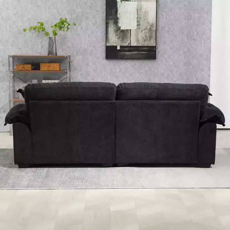Canapé deux places large EHMKNP de 213 cm avec coussins d'assise profonds pour salon, appartement