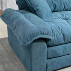 Canapé deux places large EHMKNP de 213 cm avec coussins d'assise profonds pour salon, appartement