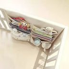 Alilang Organisateur Suspendu Multi-Poches avec Motifs Mignons 28x25cm - Beige Clair