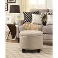 HomeStock Comfort Round Ottoman