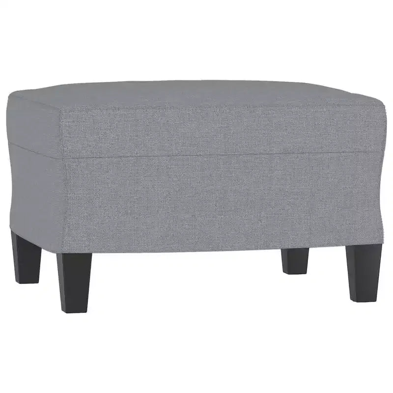 vidaXL Canapé 3 places avec pouf pour salon Tissu
