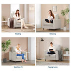 Canapé causeuse nuage 51 - 2 places moelleux avec ressorts ensachés pour petits espaces Salon d'appartement