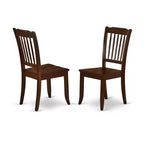 Ensemble de salle à manger rectangulaire 7 pièces - Table et chaises de style rococo - Mobilier de salle à manger élégant