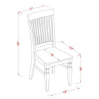 Ensemble de salle à manger 7 pièces - Table ovale avec rallonge et 6 chaises - Ensemble de coin repas pour cuisine