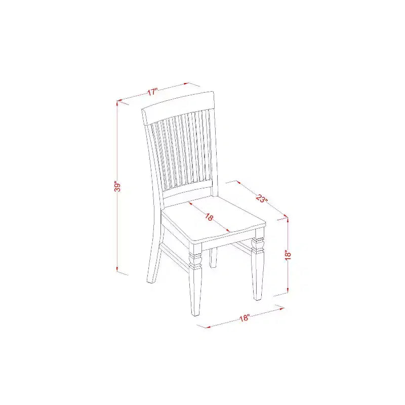 HomeStock Table à manger ronde 5 pièces en lin blanc avec plateau en bois massif et 4 chaises