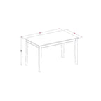Ensemble Table et Chaises Hautes - Table de Salle à Manger et Tabourets de Bar - Table et Chaises Modernes en Bois