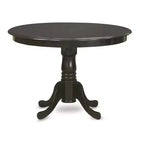 Ensemble Table à Manger Ronde - Table Ronde 3 Pièces avec Chaises Parsons - Style Gothique Glamour