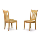 Ensemble de salle à manger 3 pièces - Table et 2 chaises - Ensemble de salle à manger en bois - Style nordique - Fini chêne