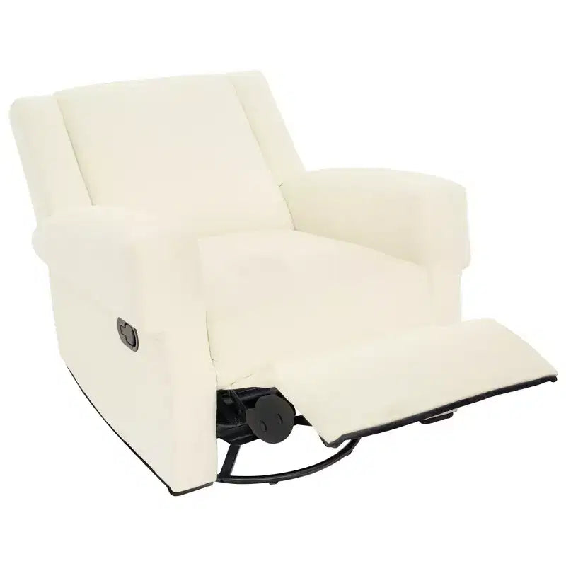 Fauteuil inclinable manuel pivotant à 360° en chenille Christopher Knight Home Ilana