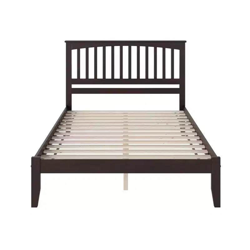 Têtes de lit autoportantes HomeStock Espresso King Size de 50 po de hauteur avec cadre de lit