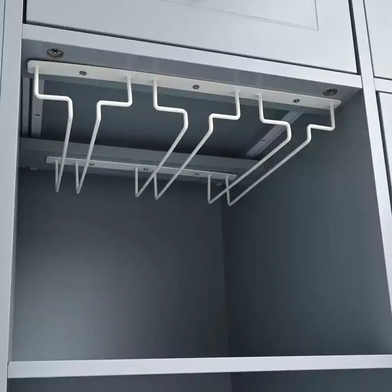 Îlot de cuisine PexFix avec prise de courant, îlot de rangement de cuisine avec abattant, casier à vin et rangement réglable pour la maison, la cuisine, la salle à manger, bleu