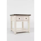 Table d'appoint rustique de style « ferme » en pin recyclé, Jofran, comté de Madison