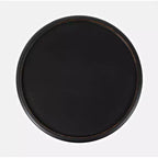 Table d'appoint ronde Jofran, en bois massif vieilli, collection Decker